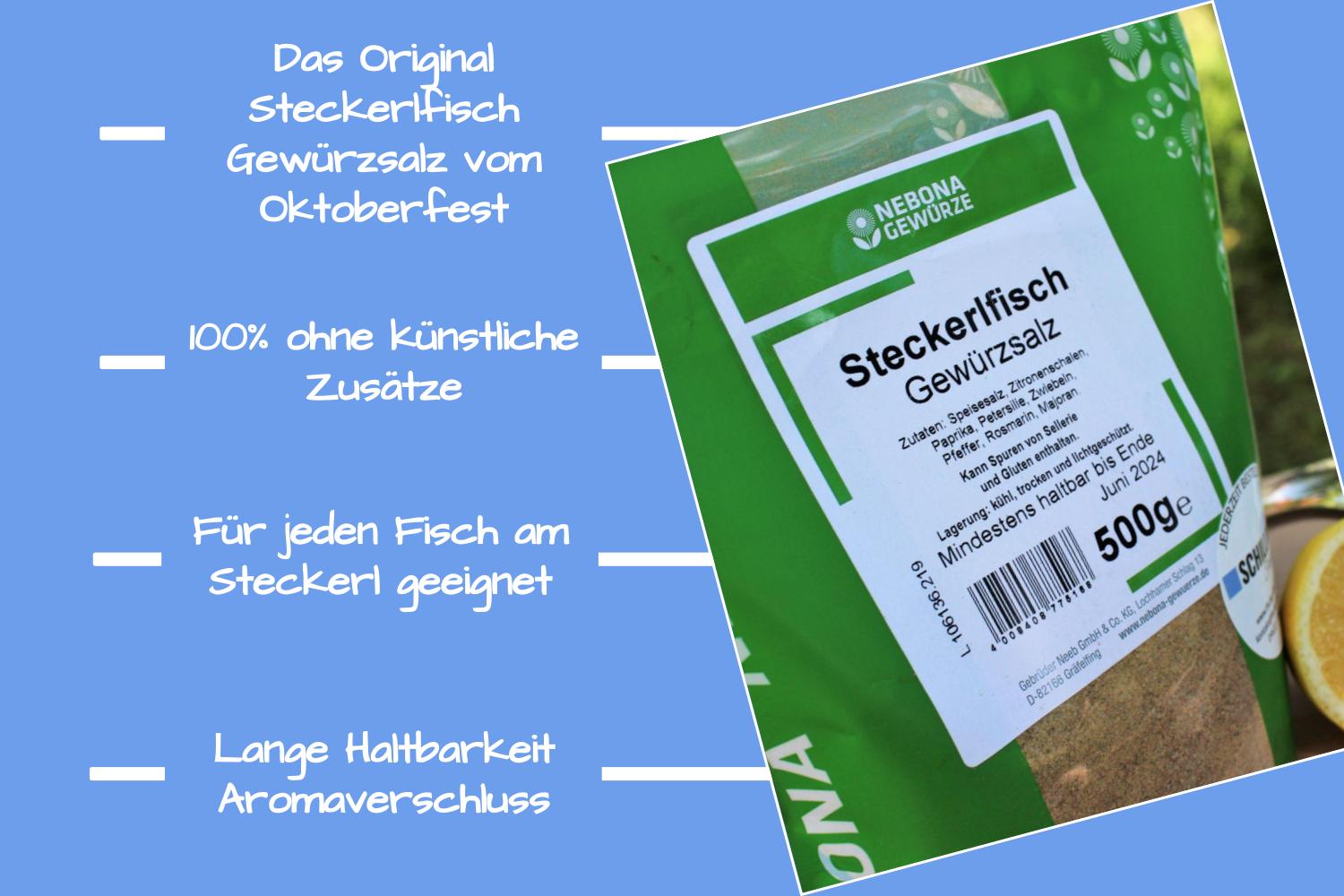 Steckerlfisch - Gewürzsalz - Nebona (500 g)